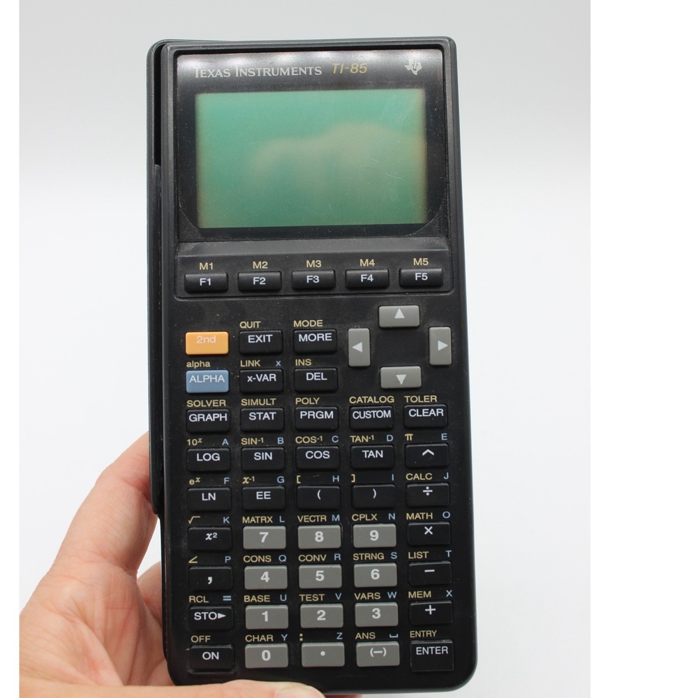 Texas Instruments TI-85 Graphing Calculator Black Vintage Engineering‎ Math Tool